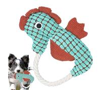 Small Squeaky Dog Toys, Dog Sound Jewel | Interactive Cotton Rope Playset, Entertaining Pet Doll with Crinkle Paper for Aggressive Chewers