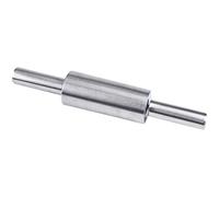 Small Stainless Steel Pastry Roller for Baking Bread Fondant and Noodles | Cool-touch Rolling, Even Thickness, Smooth Rounded Edges, Easy Dough Pressing, Odour Resistant, Silver Finish for Home Bakers