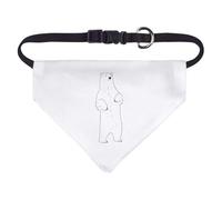Small 'Standing Polar Bear' Dog/Cat/Pet Bandana (PD00060453)