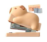 Small Stapler, Capybara Work Supplies, Small Size Smooth Function Fun Design Creative Cartoon Compact Staplers with Staple Portable Office Equipment for School