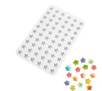 Small Star Silicone Baking Mould with 60 Holes Five-Pointed Star Mini Silicone Mould with Stars for Chocolate, Cake, Fondant, Sweets, Jelly, Ice Cubes (Star, 17 x 12 mm)