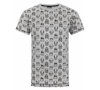 (Small) Star Wars Short Sleeved T-Shirt (Mens Grey)