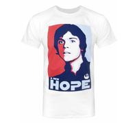 Star Wars White Luke Skywalker Short Sleeved T-Shirt Mens