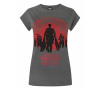 (Small) Star Wars Short Sleeved T-Shirt (Womens Grey)