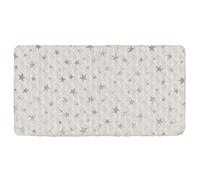 Small Stars Cream Toddler Bed Sheet Travel Soft&Comfortable Cot Sheet for Baby Travel Bed for Small Spaces Baby Sleeping 50'' x 25'' (Sheet,Bed Not Included)