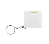 Small Steel Tape Measure with Bubble Levels 1m Length Easy to Carry Keychains Designs Auto Retract Mechanism Strong ABS Case Double Scale Steel Tape