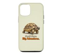 Small Steps Big Adventures: Marching Baby Tortoise Case for iPhone 12/12 Pro