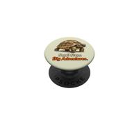 Small Steps Big Adventures: Marching Baby Tortoise PopSockets Adhesive PopGrip