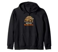 Small Steps Big Adventures: Marching Baby Tortoise Zip Hoodie