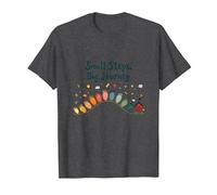 Small Steps, Big Journey: Inspiring Growth Path T-Shirt, Men, Dark Heather Grey, 3XL