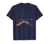 Small Steps, Big Journey: Inspiring Growth Path T-Shirt, Men, Navy, L
