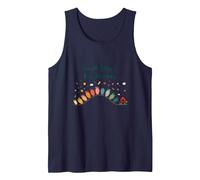 Small Steps, Big Journey: Inspiring Growth Path Tank Top, Men, Navy, M