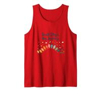 Small Steps, Big Journey: Inspiring Growth Path Tank Top, Men, Red, XL