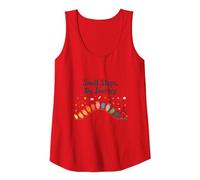 Small Steps, Big Journey: Inspiring Growth Path Tank Top, Women, Red, M
