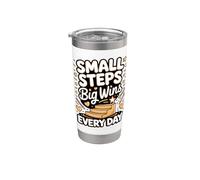 Small Steps Big Wins Every Day Special Ed Stainless Steel Insulated Tumbler