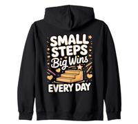 Small Steps Big Wins Every Day Special Ed Zip Hoodie