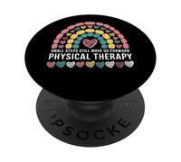 Small Steps Physical Therapy Rainbow Motivational design PopSockets Adhesive PopGrip