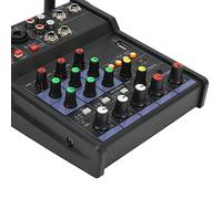 Small Stereo Mixer with Wireless Microphones Family Stereo Processor for Live Streaming