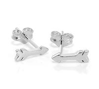 Small Sterling Silver Arrow Stud Earrings