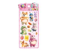 Small Stickers | 3D Relief Decorative Craft Decals - Small Raised Stickers for Notebooks - for Laptops Walls Guitar Suitcase Luggage Notebooks Envelopes Glasses Tablets Appointments