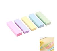 Small Sticky Notes 7.6cm*2cm,5 Bright Color Index Tab Post Self Adhesive Flags,1500Pcs Mini Self-Stick Notes, for Little Reminders in Offices,Schools,Households