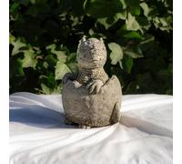 Small Stone Cast Baby Pachyceph Dinosaur Garden Sculpture