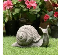 Small Stone Cast Snail Garden Ornament