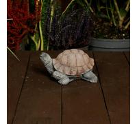 DGS STATUES - Stone Cast, Life-Size Tortoise, Hand Finished, Statue, Sculpture, Indoor or Outdoor Ornament