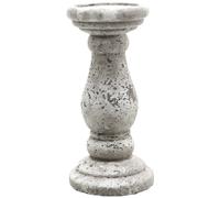 Hill Interiors Stone Effect Candle Holder (23cm x 11cm x 11cm) (Stone)