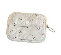 Small Storage Bag Floral Coin Purse Change Korean Styles Pouches Money Fashion Wallet Korean Styles Small Storage Floral Wallet Makeup