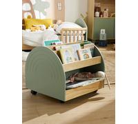 Small Storage Case on Casters, Rainbow sage green