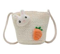 Small Straw Purse for Girls Cute Straw Crossbody Shoulder Bags Handbags for Little Girls Summer Vacation