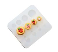 Small Strawberry Cookie Mold School Craft Project Silicone Crafting Silicone Texture for Handmade Projects Clay Cookie Mold