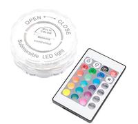 Small Submersible LED Lights Waterproof, Battery Operated LED Craft Tea Light with Remote for Xmas Decor Pool Hot Tub Fountain Lantern Vases Wedding