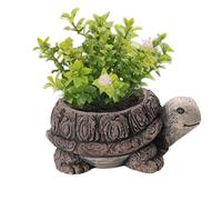 Small succulent pots, ur animals | cute flower pots, creative succulent planter turtle frog hedgehog | decorative planter, cement flower pot, landscape stand for