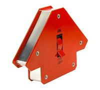 Small Switchable Multi-Angle Welding Magnet for Holding Ferrous Sheets and Tubes in Place - 45° x 90° x 135° - 13kg Pull