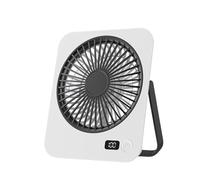 Small Table Fan - Ultra Quiet Rechargeable | 360° Rotation Speed | Grid Refrigerator Toddler Proof Portable Table Fan for Home & Travel Ministry |