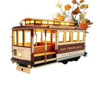 Small Table Lamp, Decorative Lamp in the Shape of a Train | for Night Table, Home, Office, Library, Living Room, Night Office, and City Lover
