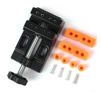 Small Table Vise with Mini Flat Nose Pliers for Strong Clamping Force and Adjustable Opening Suitable for Regular and Irregular Object Holding