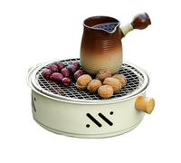 Small Tabletop Grill | Mini Barbecue Grill Portable Charcoal Grill, Made in Korea Non-Stick Camping Grill for Home Appliances Tabletop & Backyard