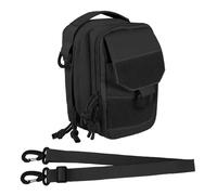 Small Tactical Messenger Bag, Nylon MOLLE Sling Pack with Hook & Loop EDC Crossbody Waist Pack for Travel Hiking