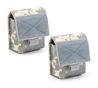 Small Tactical Molle Pouch - EDC Utility Bag for Military Belt, Hiking, Sports & Camping Gear, Premium Oxford Fabric, 7.5x3x9.5cm (Navy Blue)