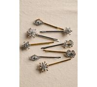 Small Talk Barrette Set at Free People in Silver - female
