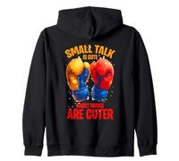 SMALL TALK IS CUTE SHORT HOOKS ARE CUTER Zip Hoodie