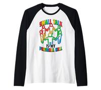 Small Talk is My Personal Hell Neurodiverse Autism Awareness Raglan Baseball Tee