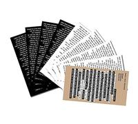 Small Talk Stickers Adhesive Quote Stickers for Journaling Scrapbook Journal Planners 9Pcs, Stickers for journaling