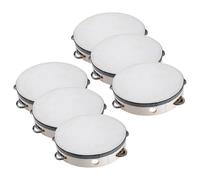 Small Tambourine Six Pieces Single Row Percussion Musical Instrument Drum