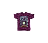 (Small) Tame Impala V3, Psycho - Rock Band T-Shirt (Burgundy Black Zink White) Maroon Red