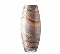 Small Taper Vase in Cream, Beige & Brown (Natural Stone) (h-25cm)
