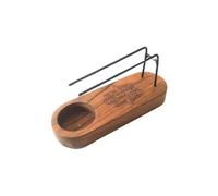 Small Teak Wood Palo Santo Heater With Hamsa Design - Aromatic Wellness